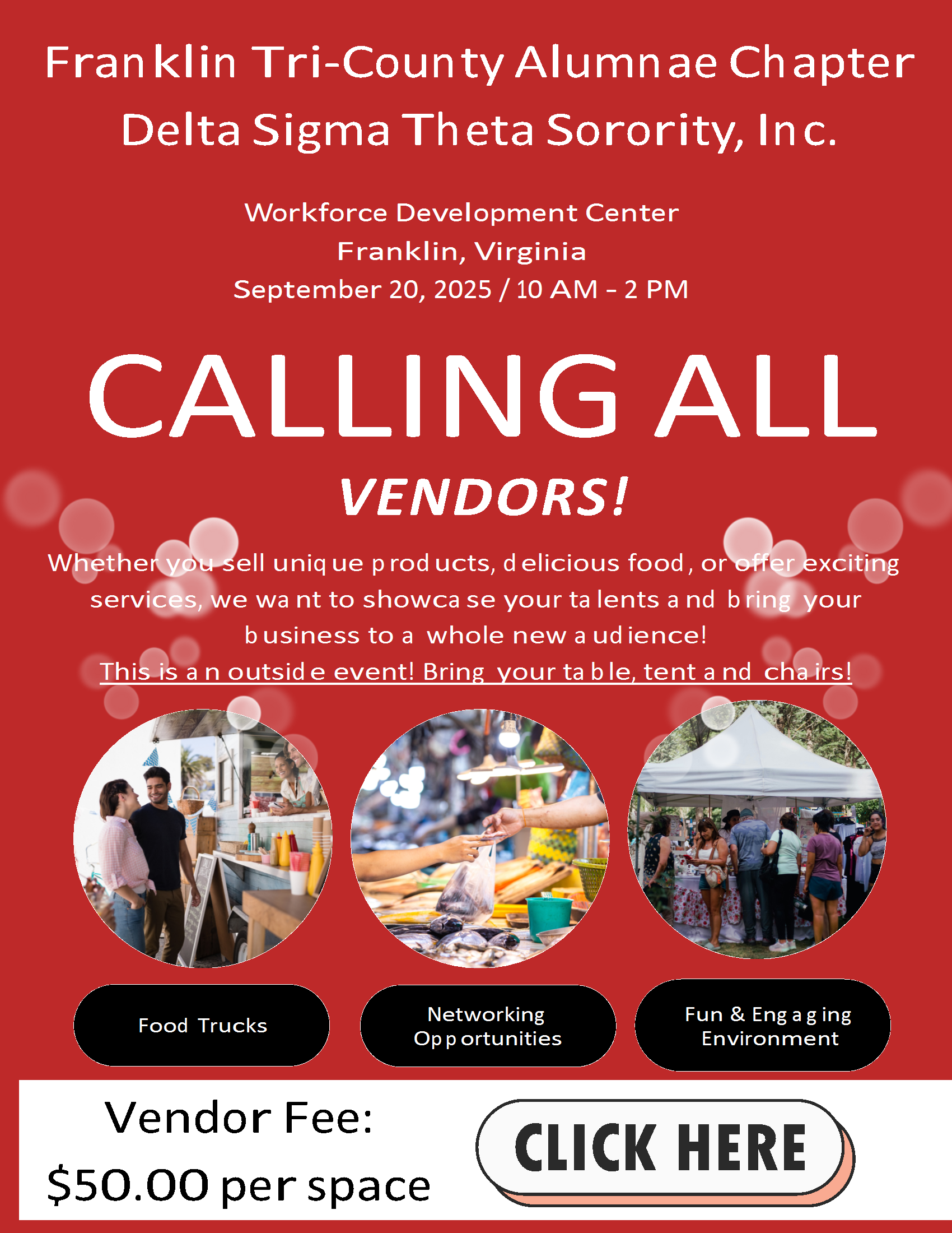 Vendors Flyer